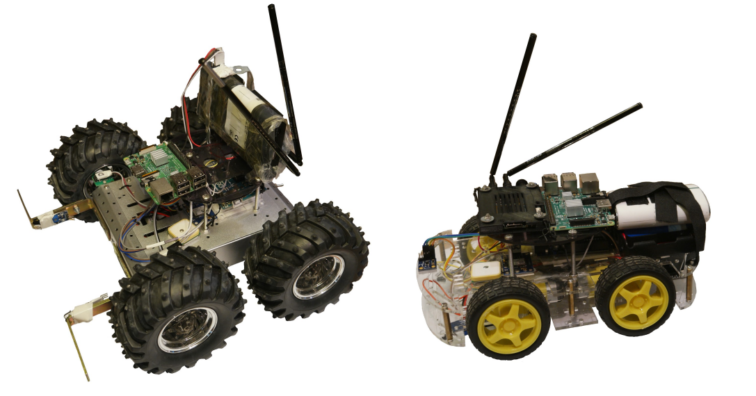 Autonomous Mobile Robots Communicated by Software Defined Radio
